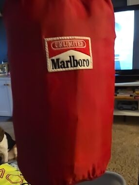 Marlboro Bright Red Nylon Capping Bed  with Black Trim